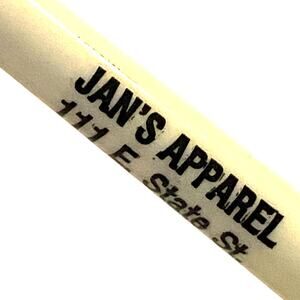 Jans Apparel Click Ballpoint Pen All Size Shop Vintage Advertising Office